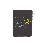 Weberei Pahl Kinder Waschhandschuh Capri/Hedda 16x23 cm (GRAPHIT) 104015