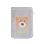 Weberei Pahl Kinder Waschhandschuh Roma/Ella 16x23 cm (SILBER) 104131