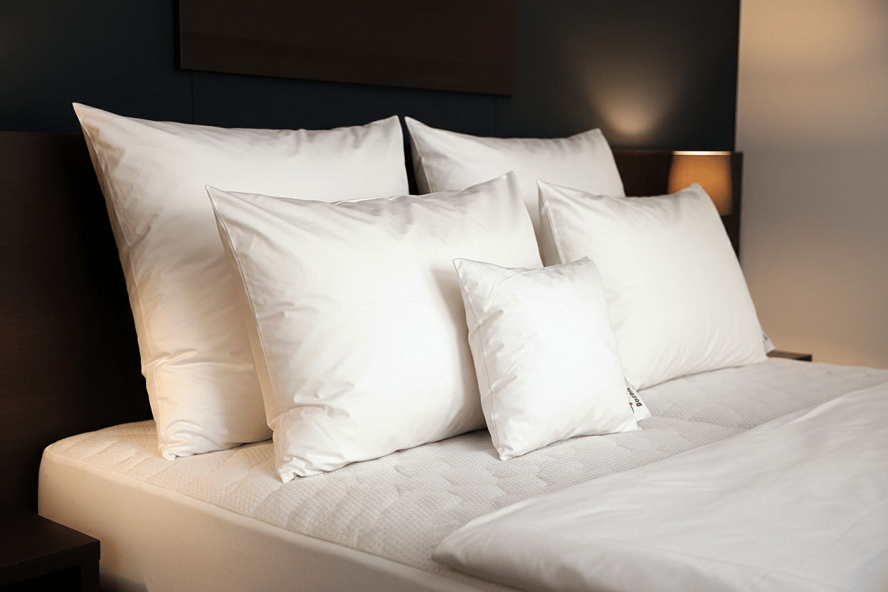 Weberei Pahl Kopfkissen Bozen 80x80 cm (WEISS) 100535