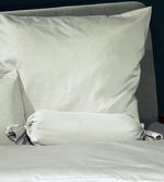 Weberei Pahl Nackenrollenbezug Harvard Gina 15x40 cm (SILBER) 106488