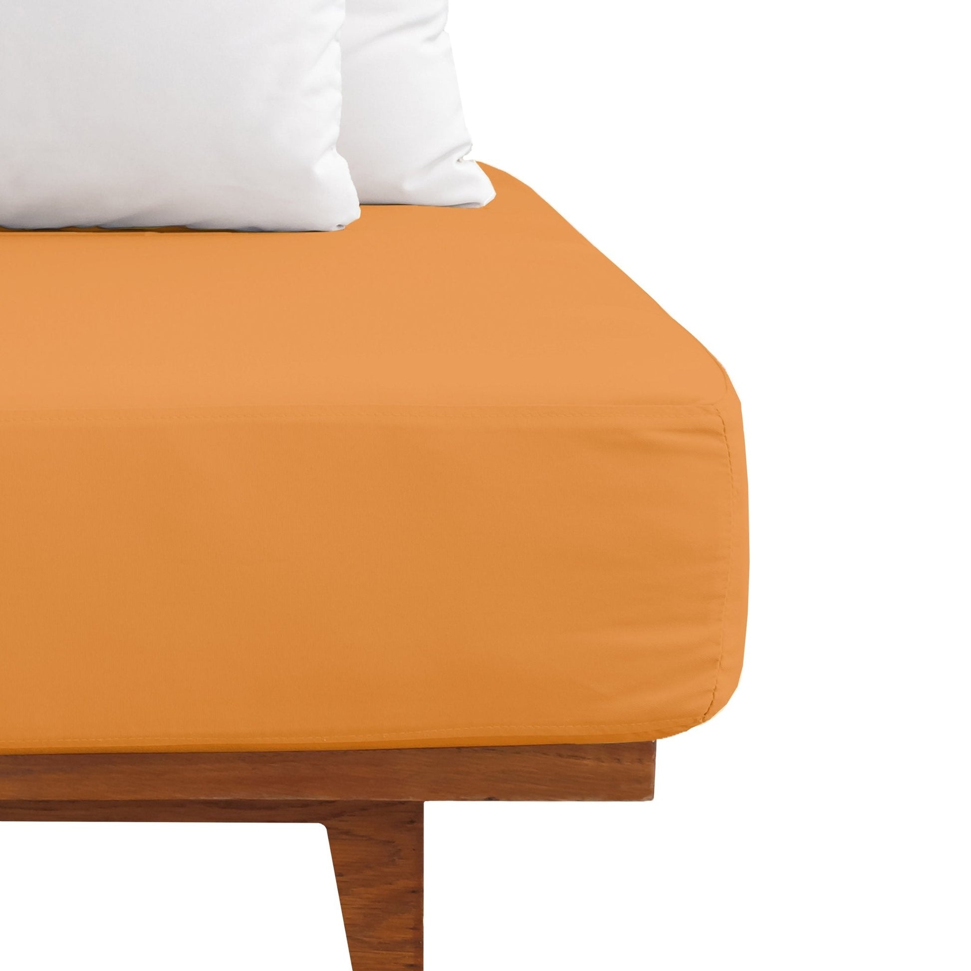 Weberei Pahl Spannbettlaken Miami Gina 120x200x24 (ORANGE) 103228