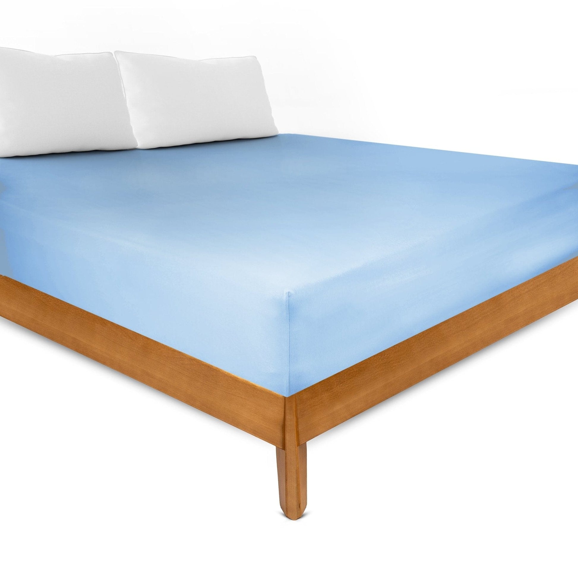 Weberei Pahl Spannbettlaken Miami Gina 160x200x24 (HELLBLAU) 103252