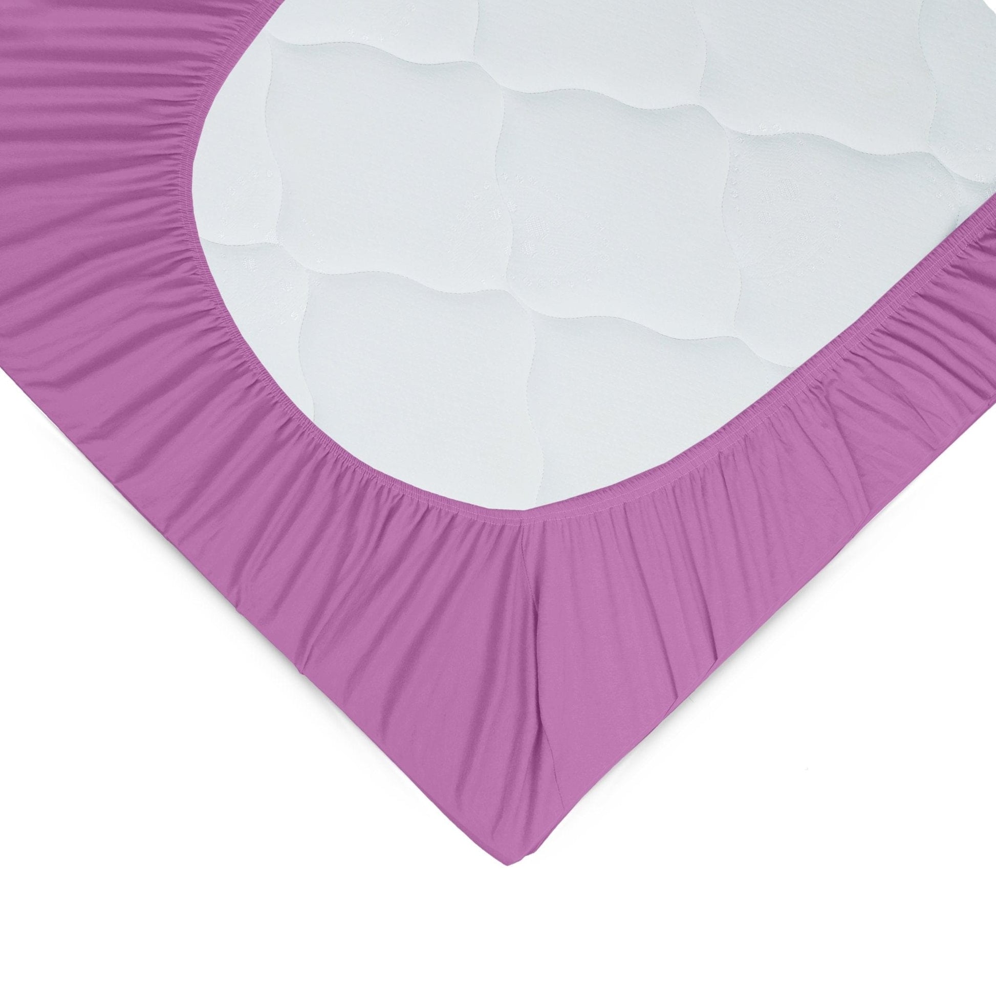 Weberei Pahl Spannbettlaken Miami Gina 160x200x24 (PFLAUME) 102350