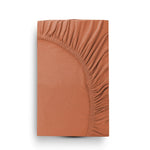 Weberei Pahl Spannbettlaken Miami Gina 70x140x10 (TERRACOTTA) 103272