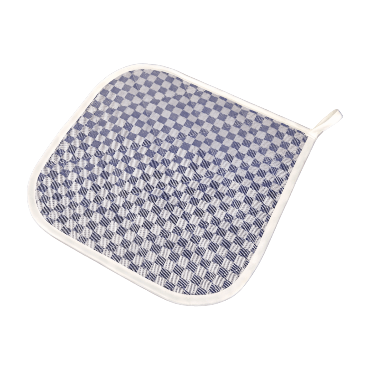 Weberei Pahl Topflappen Lyon Caro 23x23 cm (BLAU) 105561