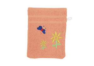Kinder Waschhandschuh Riva/Heidi 16x23 cm (APRICOT)