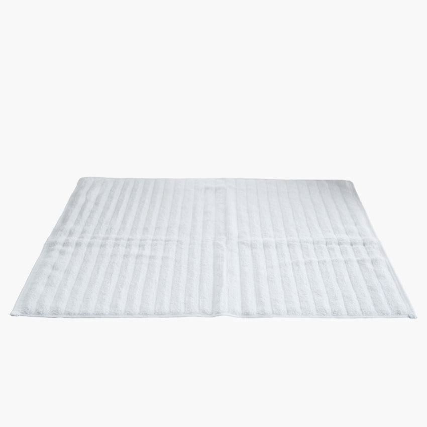 Bath mat, Trieste/Olivia, white