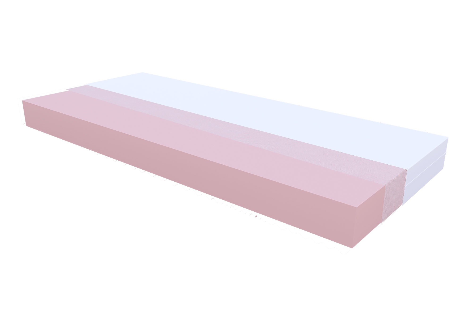 Weberei Pahl 90x200 cm / 10 cm / Weiss Matratze Passau – Wasserundurchlässig, pflegeleicht & mittelfest 106763