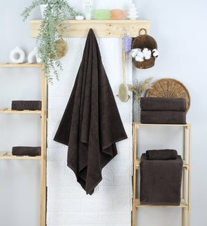 Weberei Pahl Badetuch Capri Gina 100x150 cm (GRAPHIT) 104048