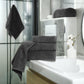 Weberei Pahl Badetuch Capri Gina 100x150 cm (GRAPHIT) 104048