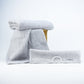 Weberei Pahl Badetuch Capri Gina 100x150 cm (SILBER) 104053