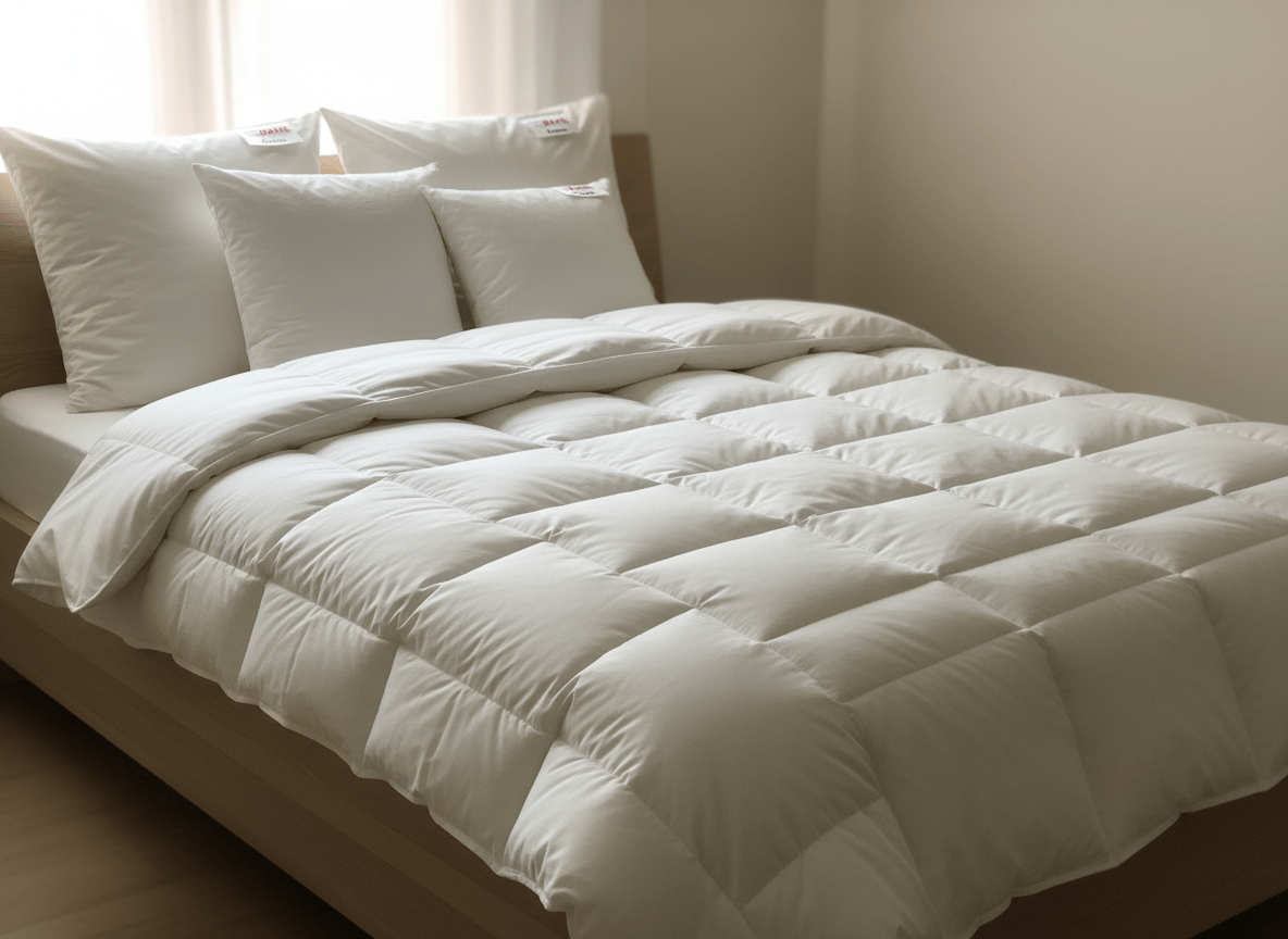 Weberei Pahl Bettdecke Bozen 155x220 cm (WEISS) 101822