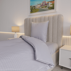 Weberei Pahl Bettwäscheset Dallas Christa 155x220+80x80 (BLAU) S10034