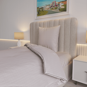 Weberei Pahl Bettwäscheset Dallas Christa 155x220+80x80 (BRAUN) S10026