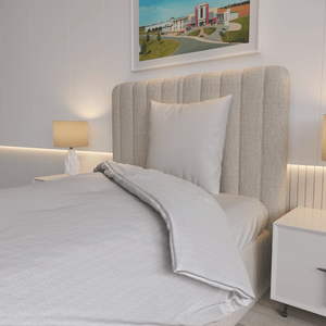 Weberei Pahl Bettwäscheset Dallas Christa 155x220+80x80 (GRAU) 106966
