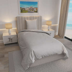 Weberei Pahl Bettwäscheset Dallas Christa 155x220+80x80 (GRAU) 106966