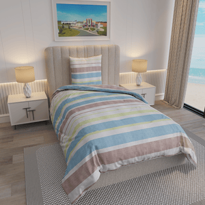 Weberei Pahl Bettwäscheset Dallas Eva 155x220+80x80 (AZUR) 106662