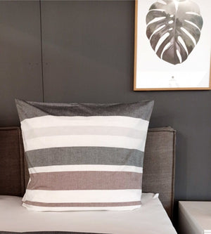 Weberei Pahl Bettwäscheset Dallas Eva kissenbezügex80x80+20 x 2 stk (BRAUN) 106657