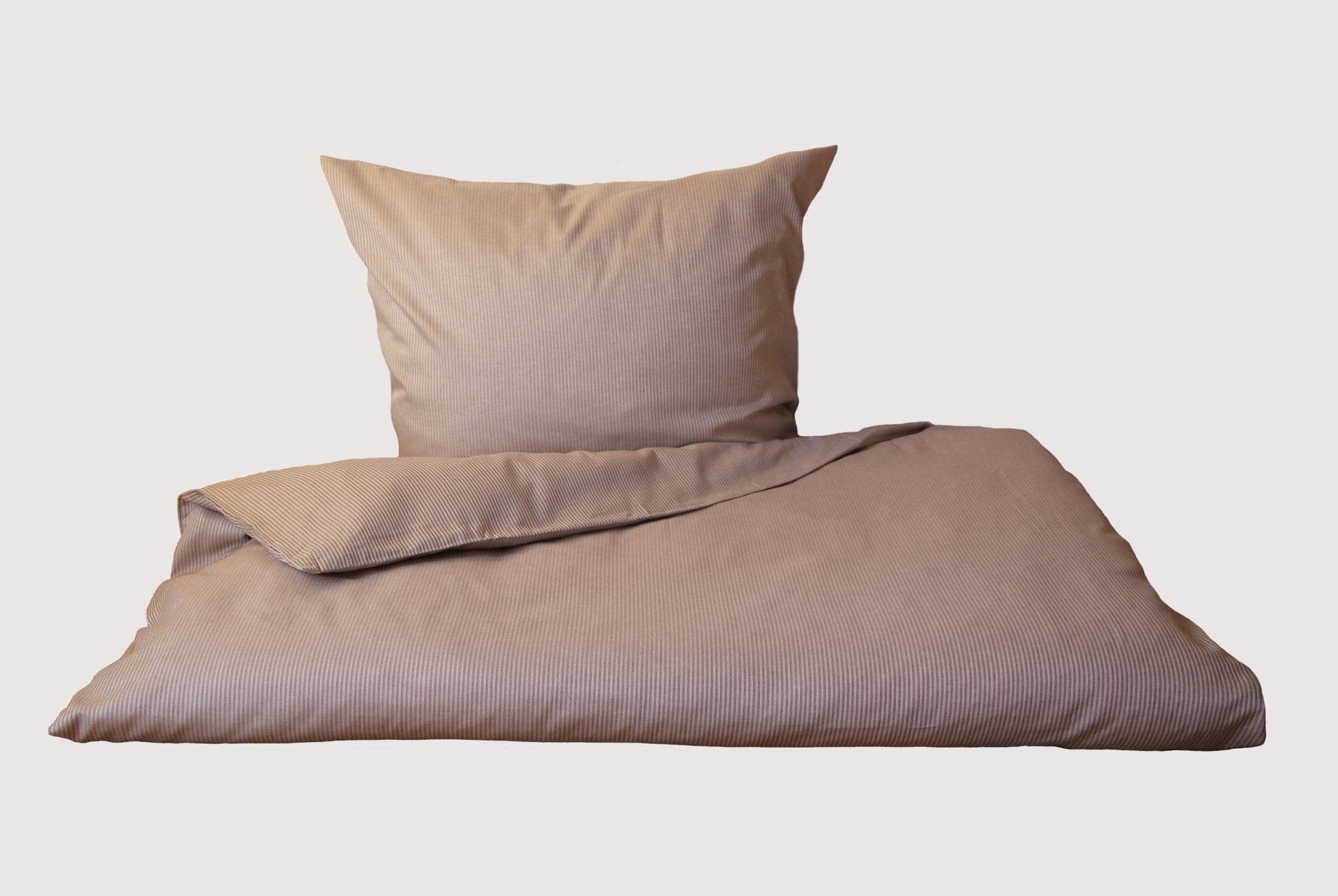 Weberei Pahl Bettwäscheset Reno Sandy 135x200+80x80 (BEIGE) S10161