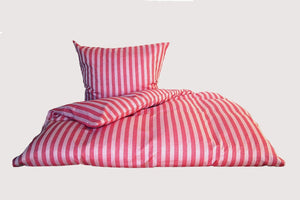 Weberei Pahl Bettwäscheset Reno Sarah 155x220+80x80 (ROT) 106302