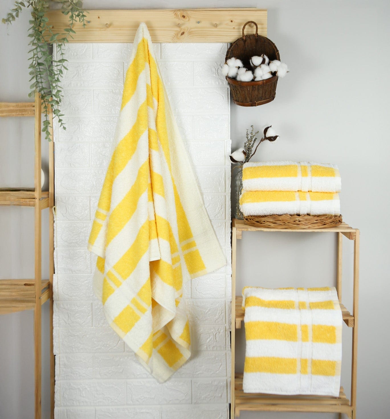 Weberei Pahl Duschtuch Riva Lara 70x140 cm (GELB) 100347