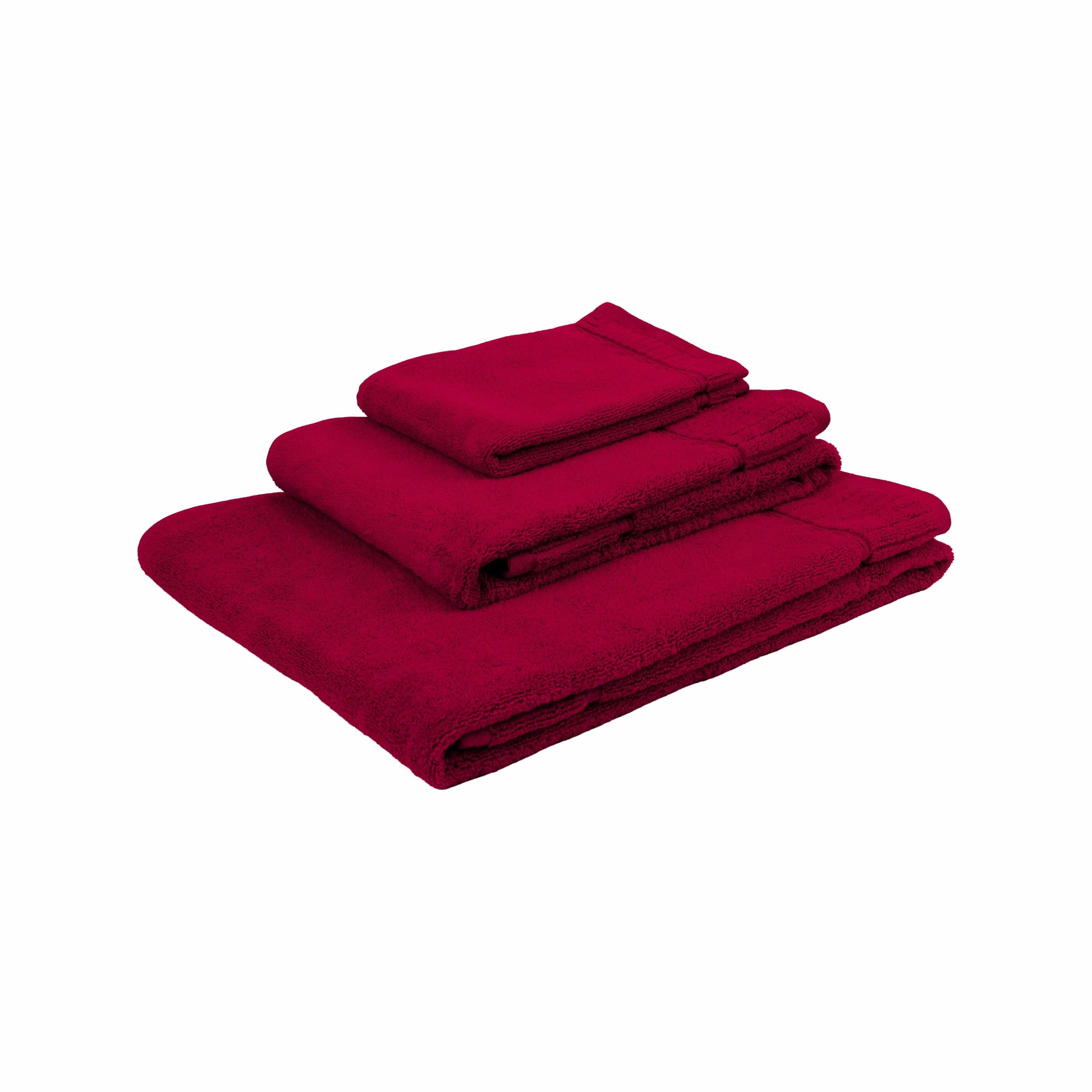 Weberei Pahl Duschtuch Roma Maria 70x140 cm (DUNKELROT) 104221