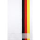 Weberei Pahl GmbH - B2C Duschtuch Deutschland 70x140 cm (WEISS) 107818