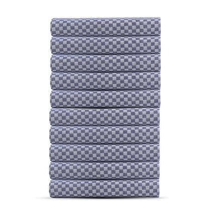 Weberei Pahl Grubentuch Set: Lyon Caro 10-teilig (BLAU) 107919
