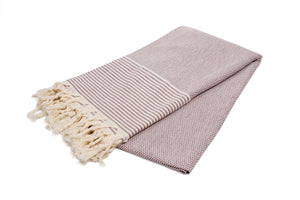 Weberei Pahl Hamamtuch Monaco Alina 90x170 cm (BRAUN) 108337_BRAUN