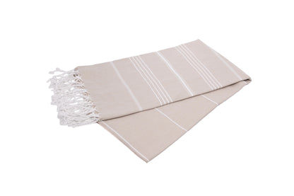 Weberei Pahl Hamamtuch Monaco Celina 90x170 cm (KIESEL) 108338_KIESEL