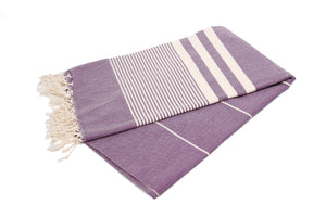 Weberei Pahl Hamamtuch Monaco Elina 90x170 cm (PFLAUME) 108339_PFLAUME