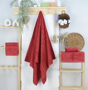 Weberei Pahl Handtuch Capri Gina 50x100 cm (ROT) 104061