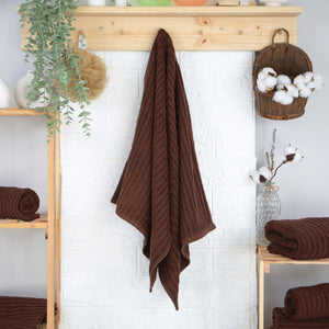 Weberei Pahl Handtuch Capri Jenny 50x100 cm (BRAUN) 104076