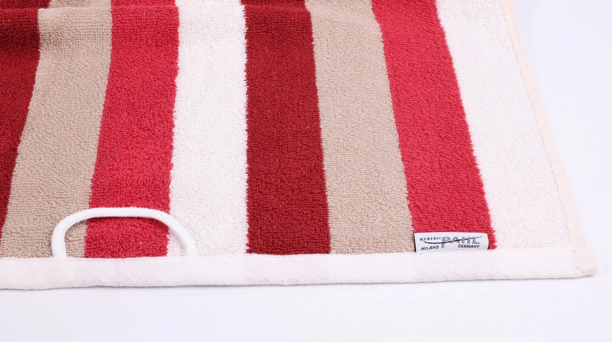 Weberei Pahl Handtuch Milano Lotta 50x100 cm (ROT) 105390