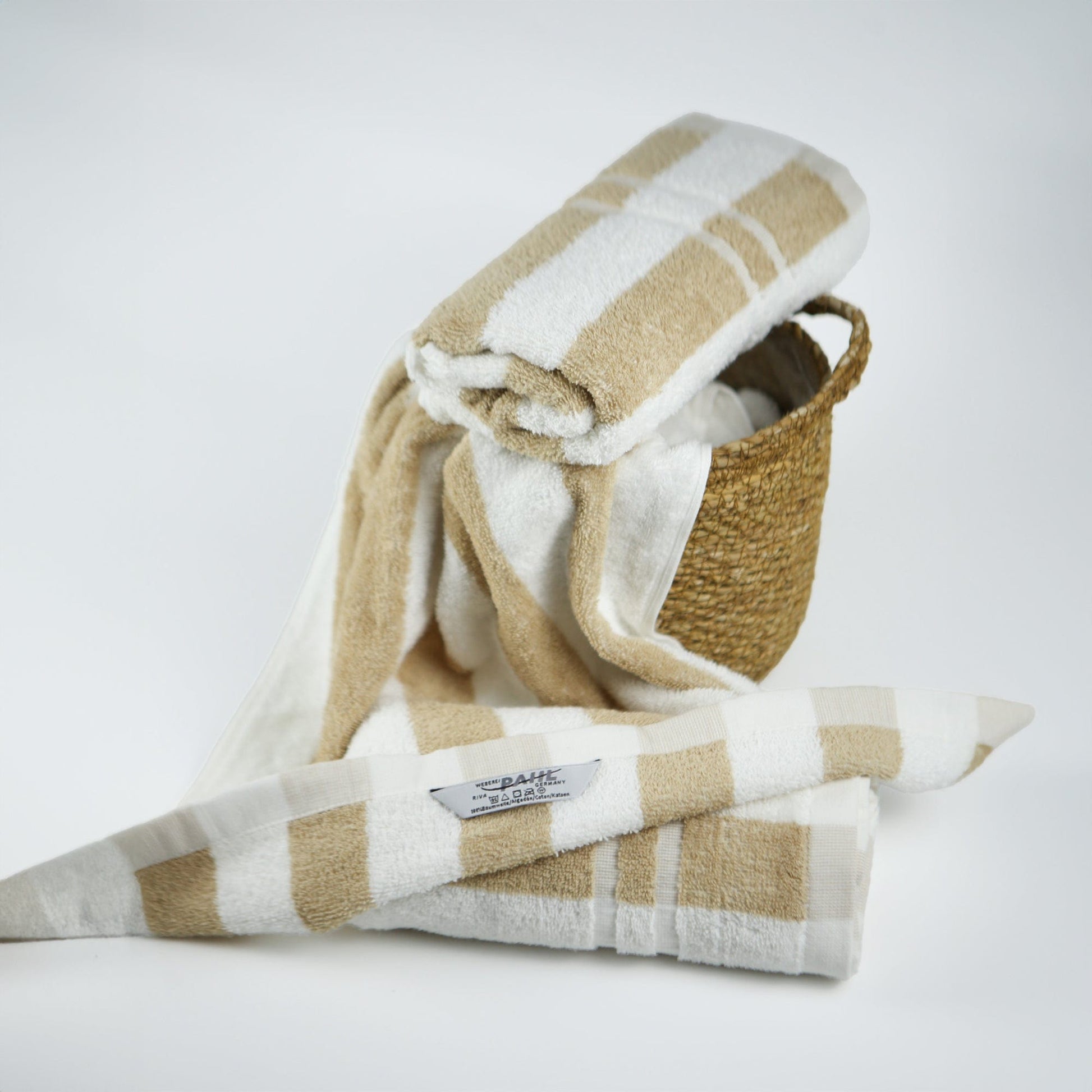 Weberei Pahl Handtuch Riva Lara 50x100 cm (BEIGE) 102078