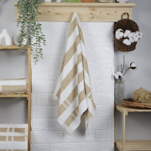 Weberei Pahl Handtuch Riva Lara 50x100 cm (BEIGE) 102078