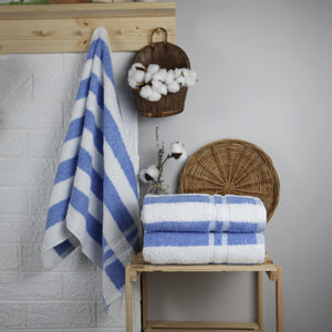 Weberei Pahl Handtuch Riva Lara 50x100 cm (BLAU) 100447