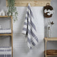 Weberei Pahl Handtuch Riva Lara 50x100 cm (GRAU) 100187