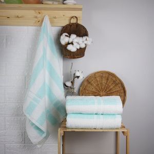 Weberei Pahl Handtuch Riva Lara 50x100 cm (MINT) 100448