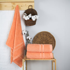 Weberei Pahl Handtuch Riva Nina 50x100 cm (APRICOT) 100219