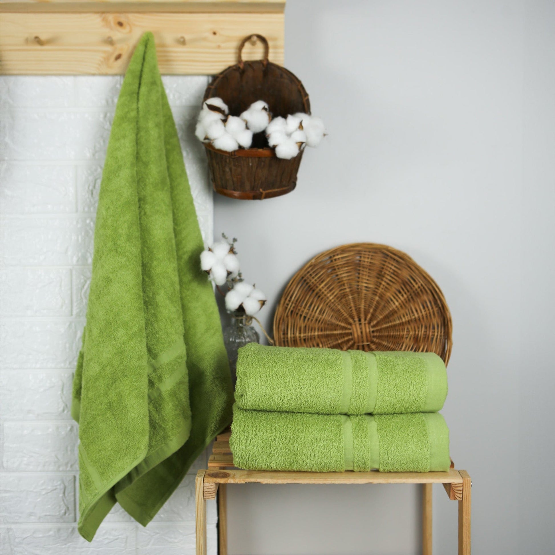 Weberei Pahl Handtuch Riva Nina 50x100 cm (HELLGRÜN) 103891