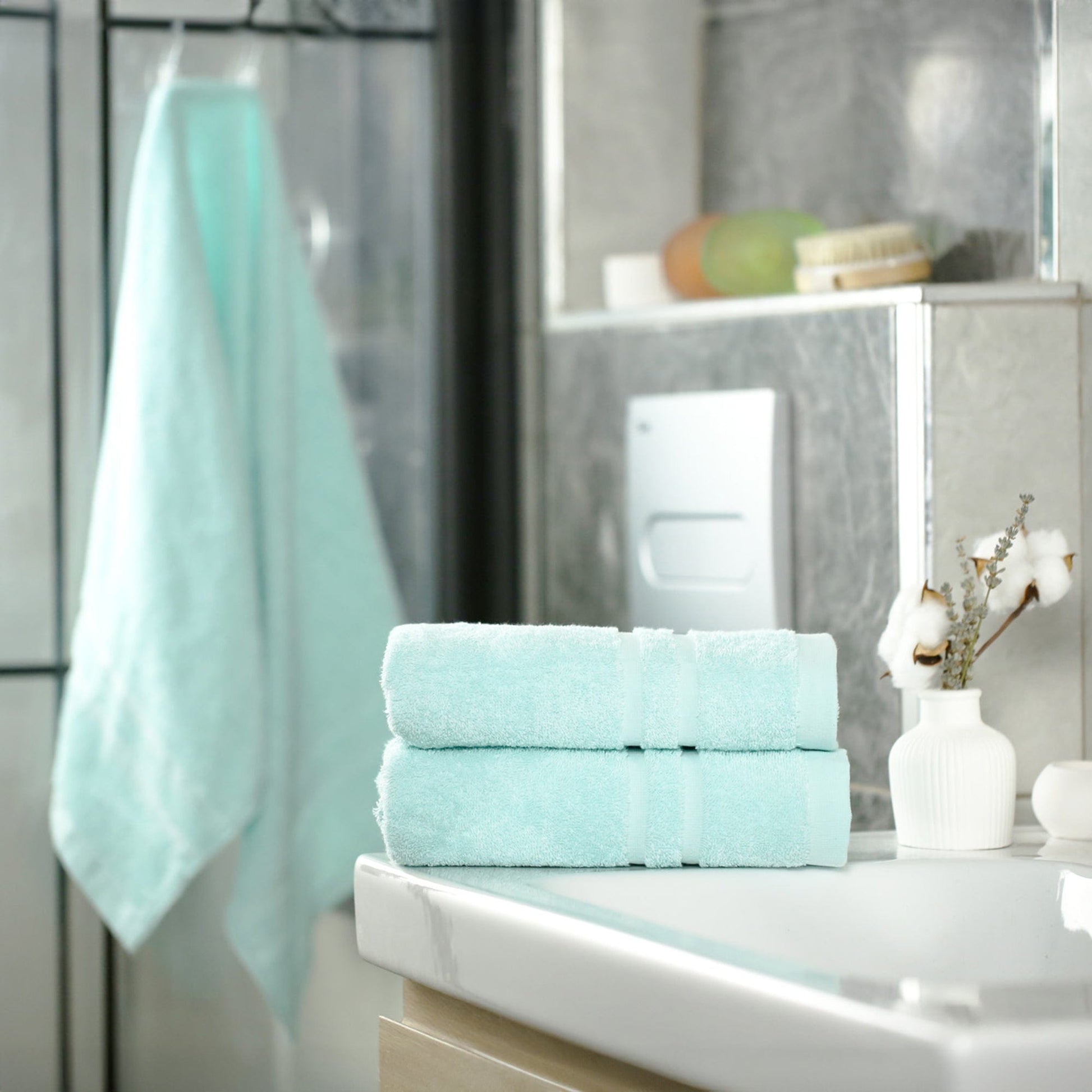 Weberei Pahl Handtuch Riva Nina 50x100 cm (MINT) 100220