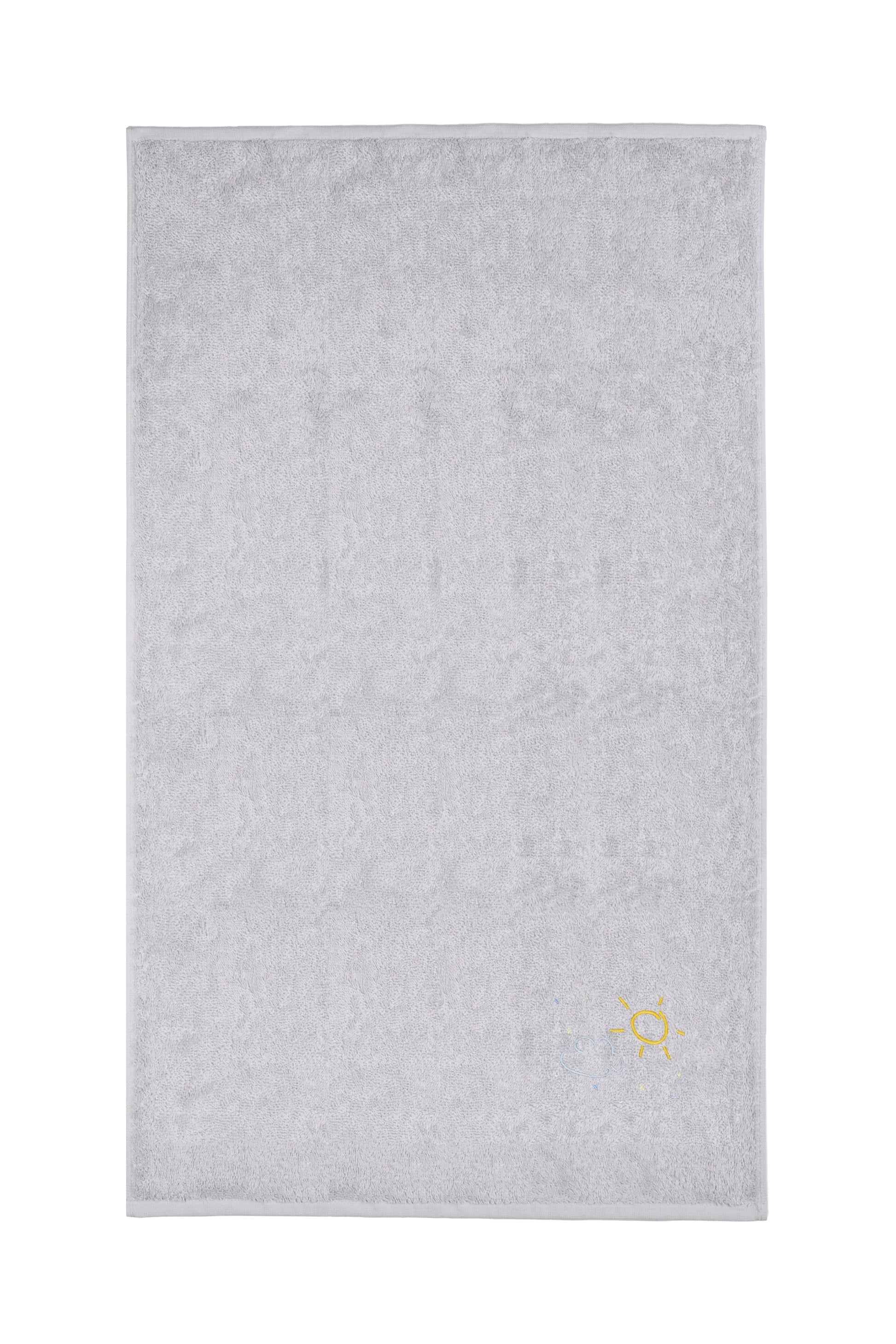 Weberei Pahl Kinder Badetuch Capri/Hedda 70x140 cm (SILBER) 104025