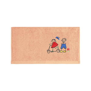 Weberei Pahl Kinder Badetuch Riva/Heidi 70x140 cm (APRICOT) 103866