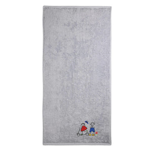 Weberei Pahl Kinder Badetuch Riva/Heidi 70x140 cm (GRAU) 103854