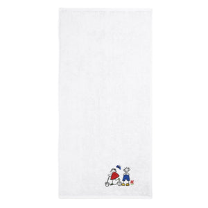 Weberei Pahl Kinder Badetuch Riva/Heidi 70x140 cm (WEISS) 103847