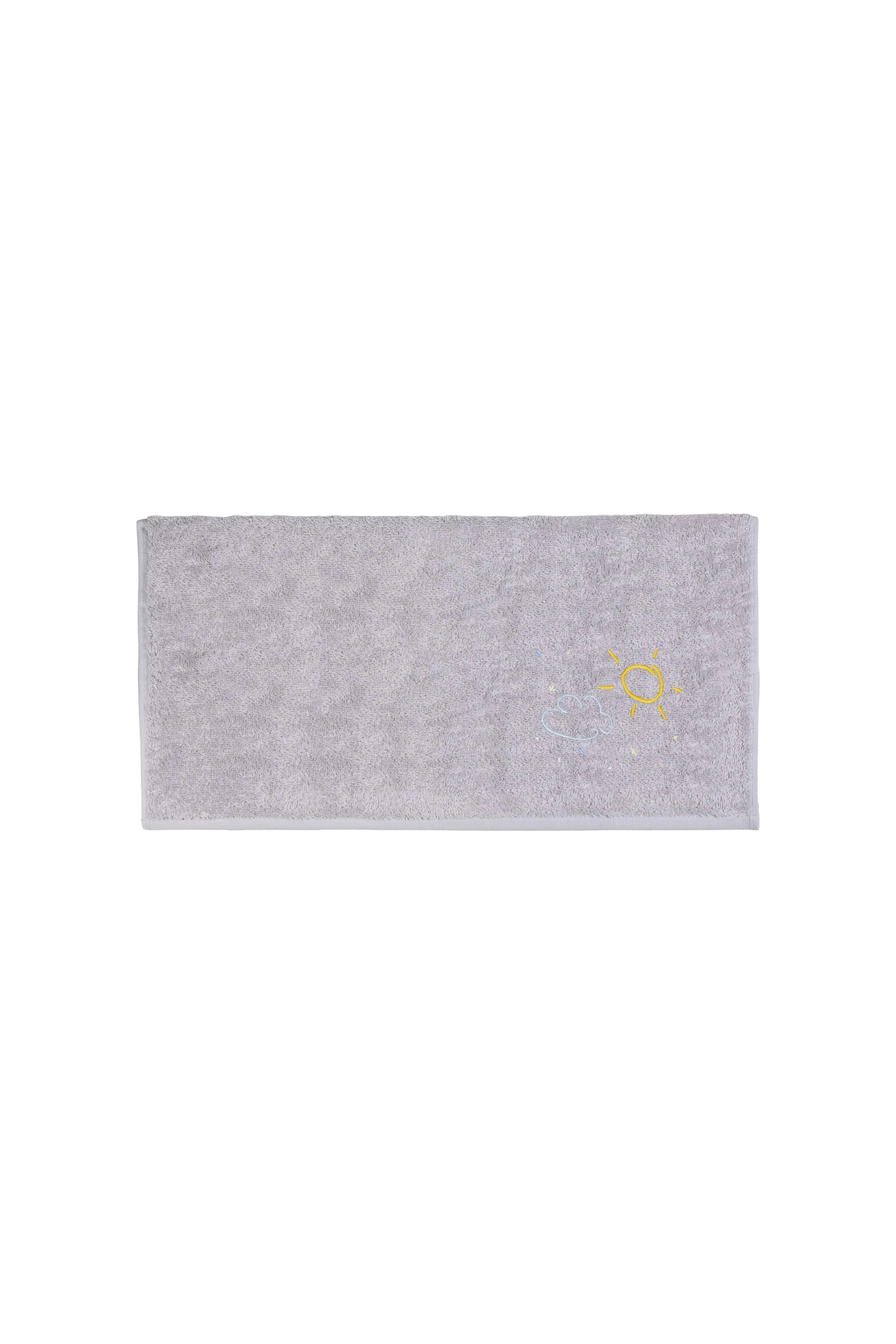 Weberei Pahl Kinder Handtuch Capri/Hedda 50x100 cm (SILBER) 104024