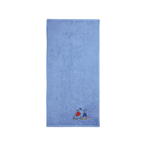 Weberei Pahl Kinder Handtuch Riva/Heidi 50x100 cm (BLAU) 103857