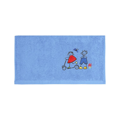 Weberei Pahl Kinder Handtuch Riva/Heidi 50x100 cm (BLAU) 103857