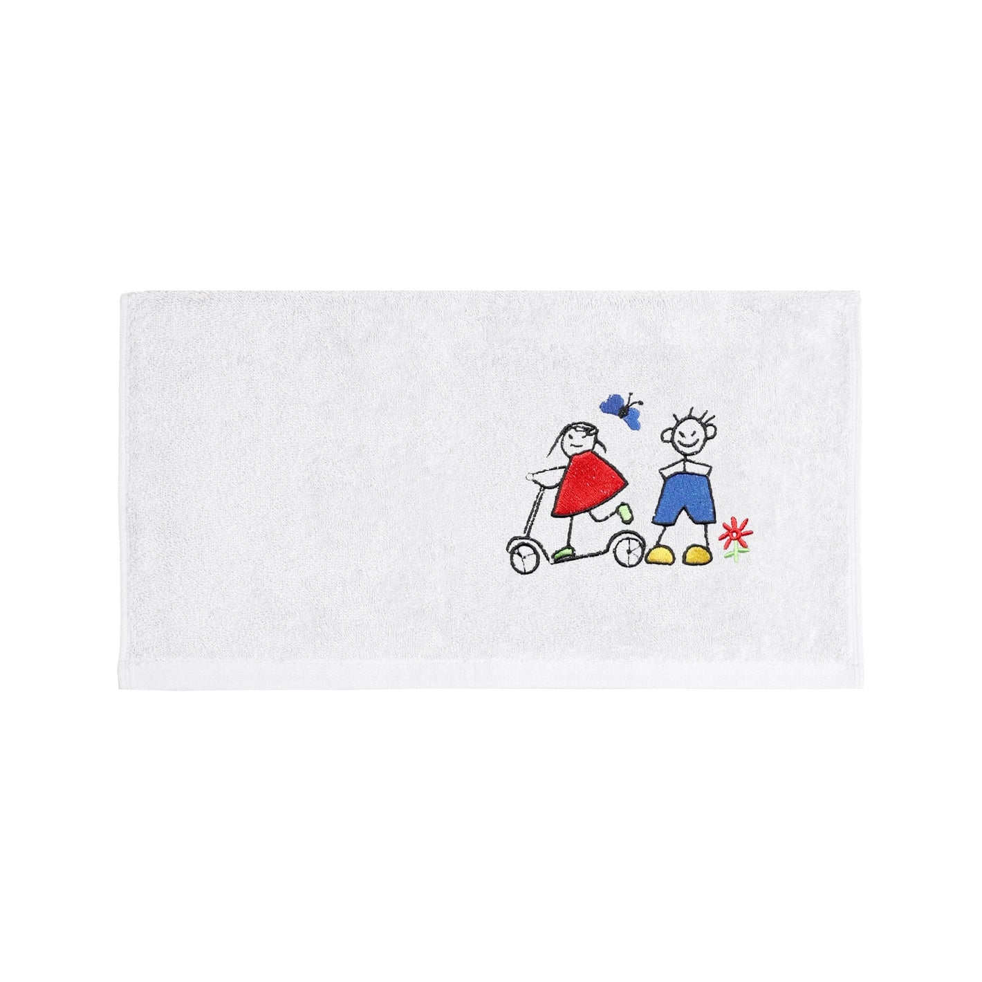 Weberei Pahl Kinder Handtuch Riva/Heidi 50x100 cm (WEISS) 103846